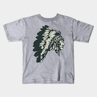 Native American Indian Warrior Kids T-Shirt